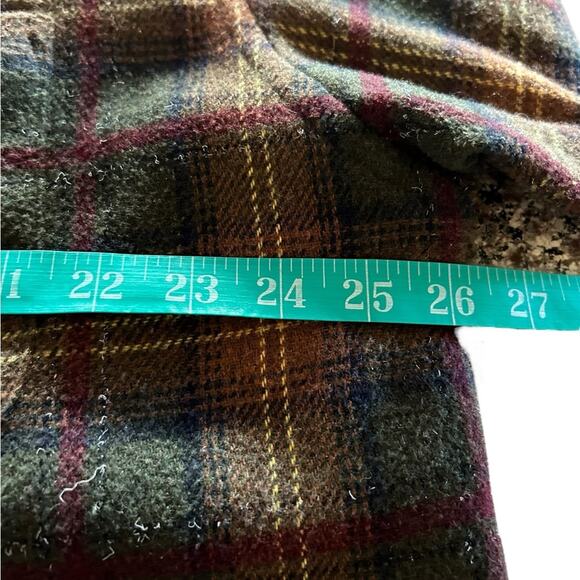 GH Bass & Co Shirt Mens XL Camping Plaid Flannel Long Sleeves Button Down Brown - Picture 9 of 10